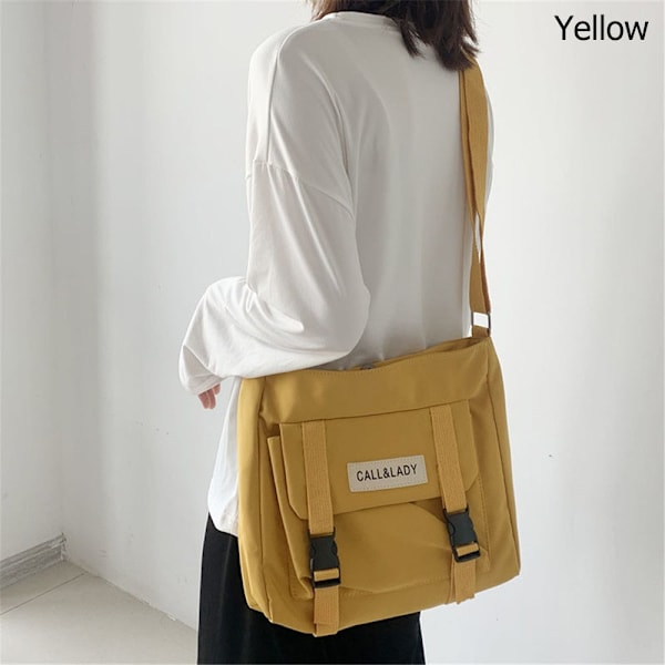 Axelväska Messenger Bag GUL yellow