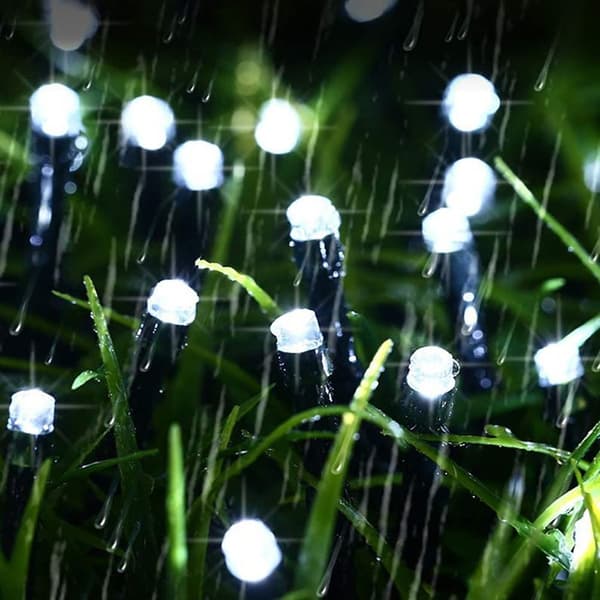 Solar Fairy String Lights LED Lights String WARM WHITE 200 LEDS Warm white 200 Leds-200 Leds