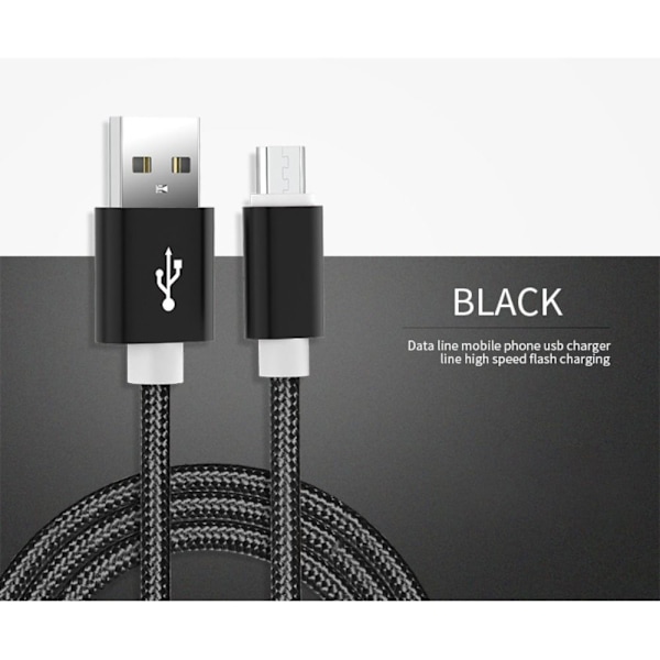 USB-C-johto Type-C latauskaapeli MUSTA 1 METER Black 1 Meter