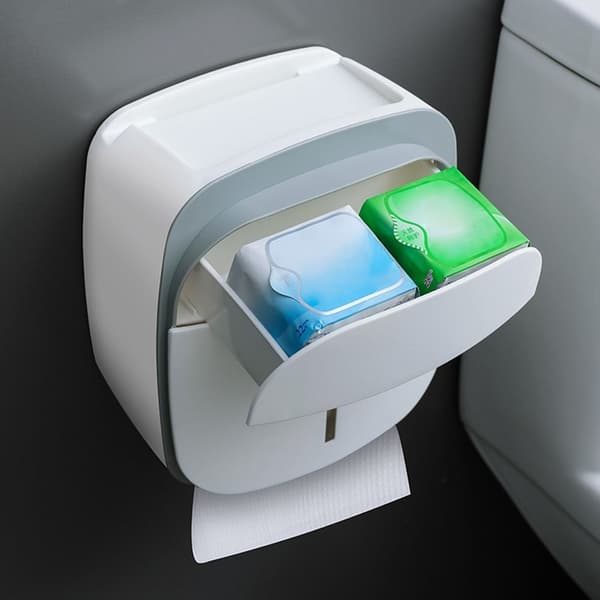 WC-paperihyllyn paperiteline HARMAA Grey