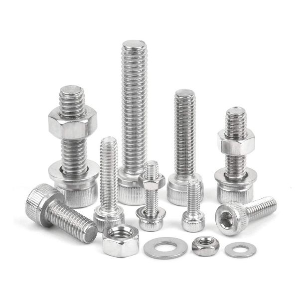 1080 stk skruer Sortiment Muttere og Bolter Sortiment Kit Sokkel