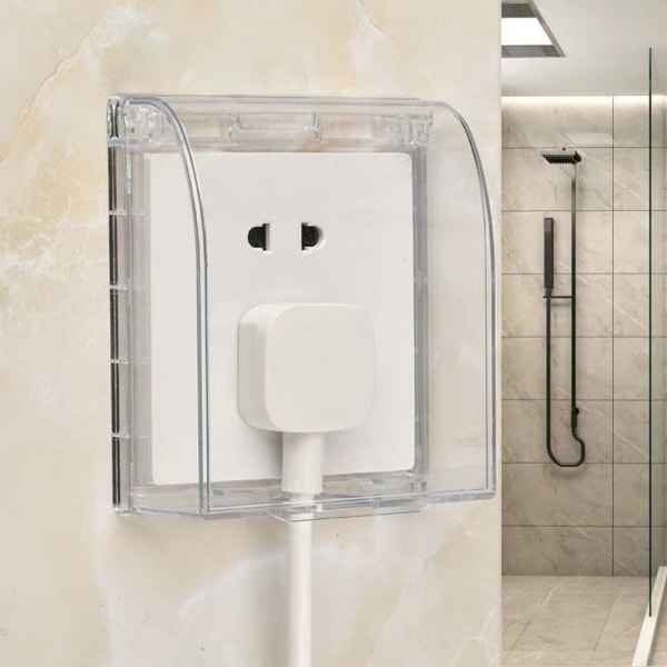 Switch Cover Socket Vattentät Box KAFFE coffee