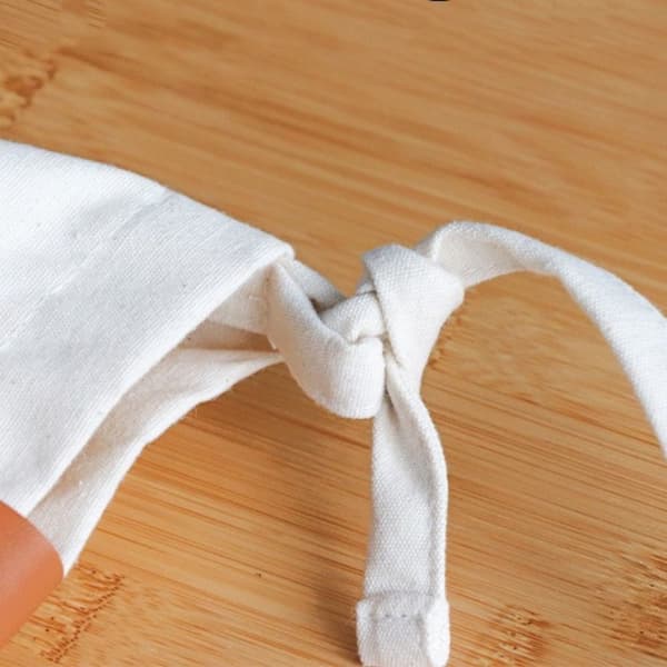 Lerret Tissue Box Serviettholder HVIT white