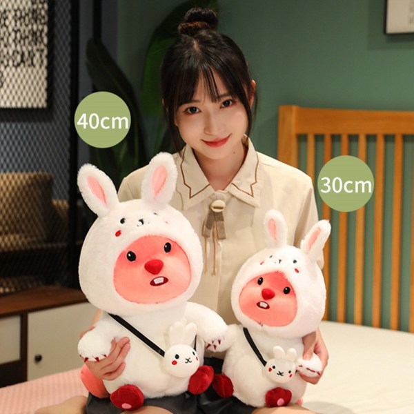 Little Beaver Doll Loopy Doll PINK 30cm Pink 30CM