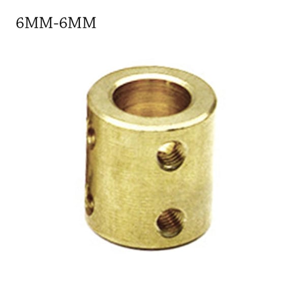 Messing stift konnektor Motoraksel dele 6MM-6MM 6MM-6MM