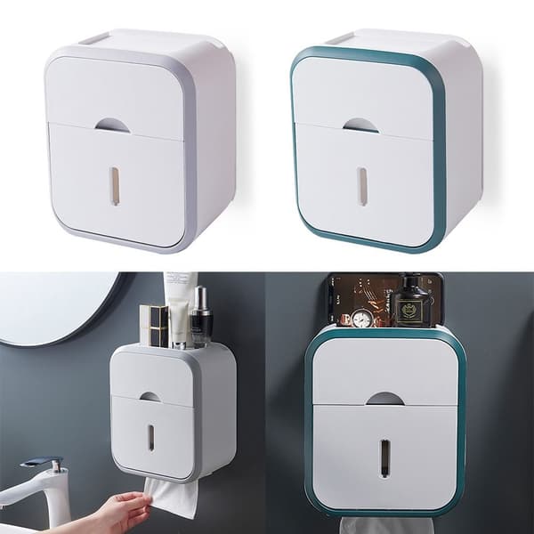Toalettpapirholder Tissue Box GRÅ Grey