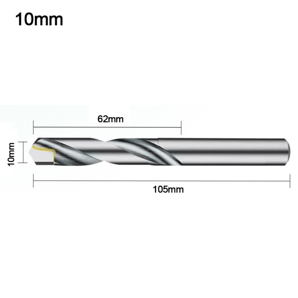 Hardmetallbor Metallbearbeidingsbits 10,0MM 10.0mm