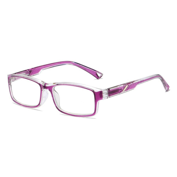 Anti-Blue Light Lukulasit Neliömäiset silmälasit PURPURIT Purple Strength 350