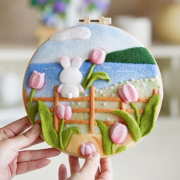 20*20 cm Home Decorations Blomster Bilde 4 4 4