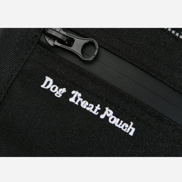 Dog Treat Pouch Midjeveske Snackposer Black