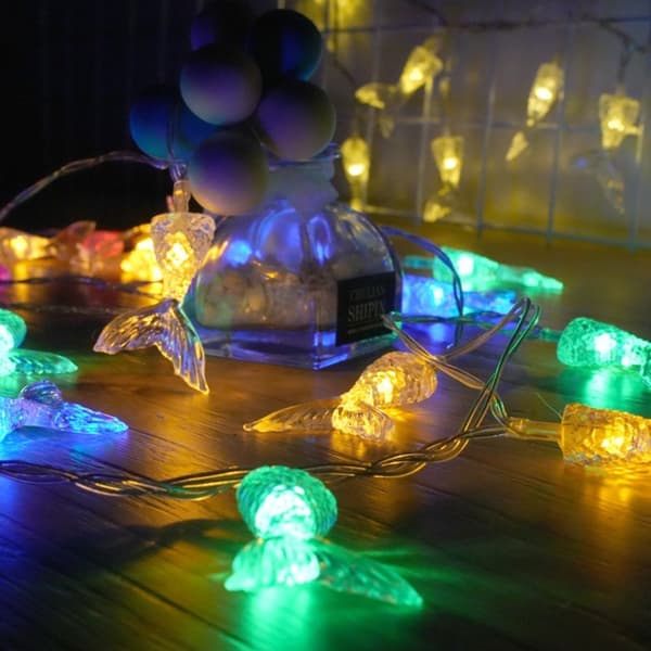 Havfrue Halelampe String Led Lys VARM HVIT VARM HVIT Warm White