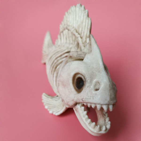 Halloween bevægeligt skelet Dyr Falsk skelet FISK FISK fish