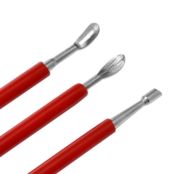 Carving Indentation Pen Clay Crimping Pen Læder Gravering Pen