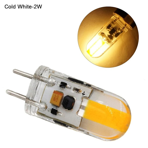 GY6.35 LED valokristallilamppu KYLMÄ VALKOINEN-2W KYLMÄ VALKOINEN-2W Cold White-2W
