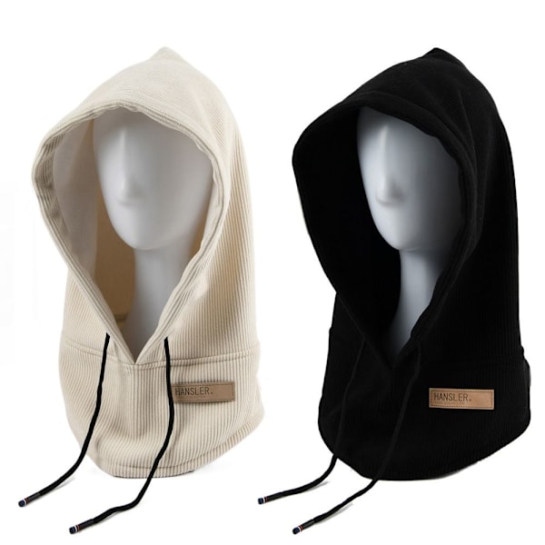 Kvinder Blød Balaclava Pullover Hat KHAKI khaki