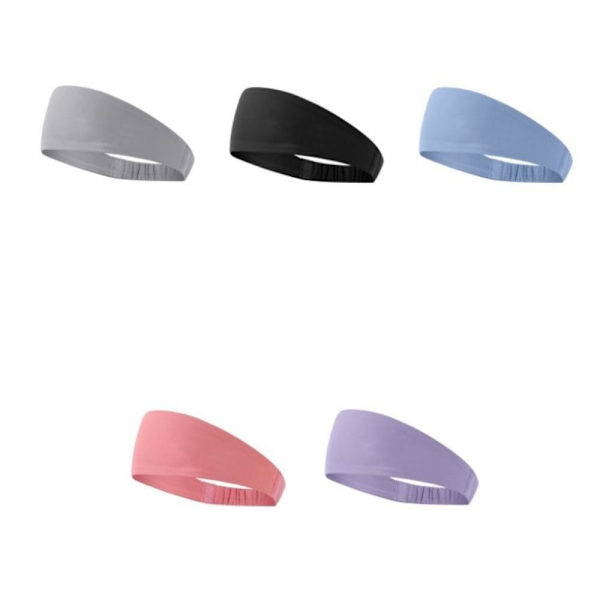 Fitness Pannebånd Stretch Svettebånd LYS LILLA Light Purple