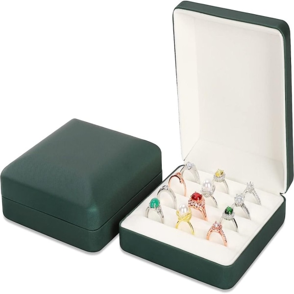 Ringopbevaringsbokse Travel Ring Holder Case Box A A A