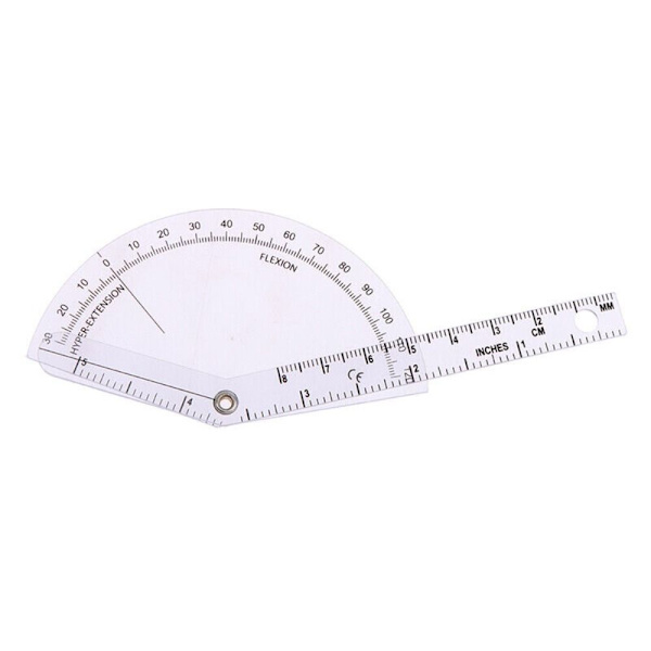 3 kpl Finger Goniometer Protractor kulman viivain 3Pcs