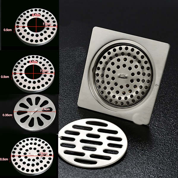 5 st/ set Golvavloppslock Cover A-4CM A-4cm