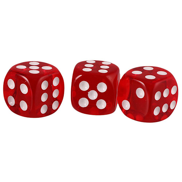 20 stycken sexsidiga D6-tärningar för D&D RPG