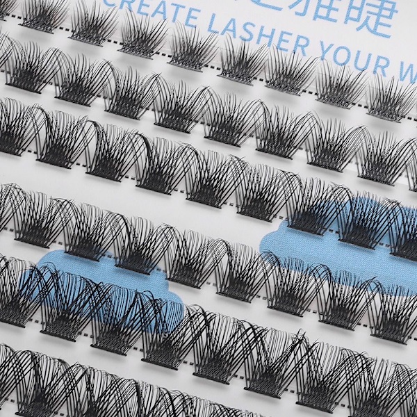 Cluster Vipper Individuelle Vippefjer False Eye Lashes