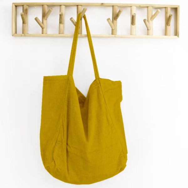 Shopper Bag Lærredstaske GUL Yellow