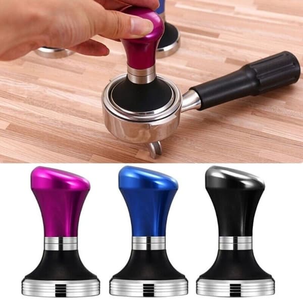 Rustfrit stål pulverpresser Kaffepresser SORT Black