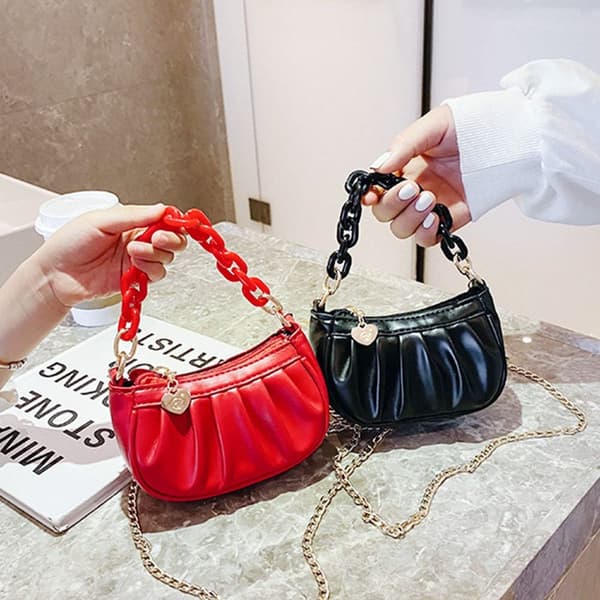 Mini Clutch Väska Crossbody Väskor LILA purple