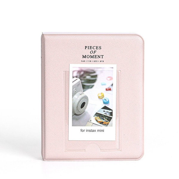 Instant Camera Photo Album 3 tums Bilder Case ROSA Pink