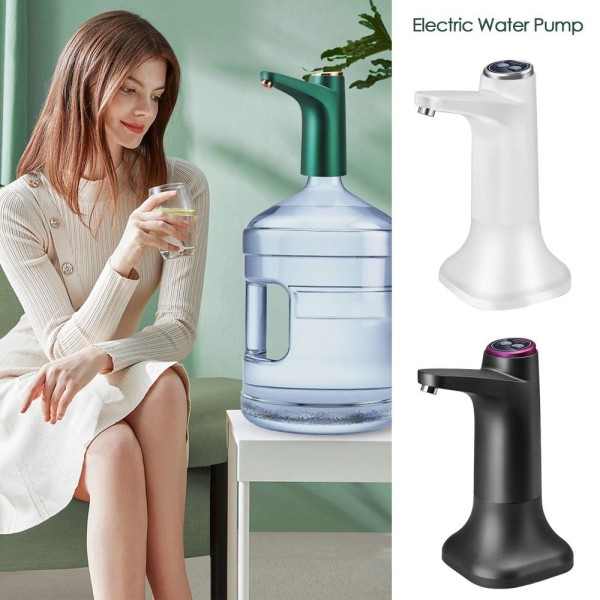 Elektrisk vattenpump Automatisk vattenflaskpump VIT White