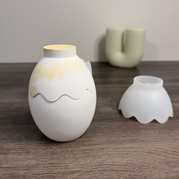 Candle Jar Form Opbevaringsboks Form Silikone Form