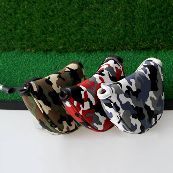 Golf Putter Head Cover Golf Club Covers GRÖN HALVCIRKEL Green Semicircle-Semicircle