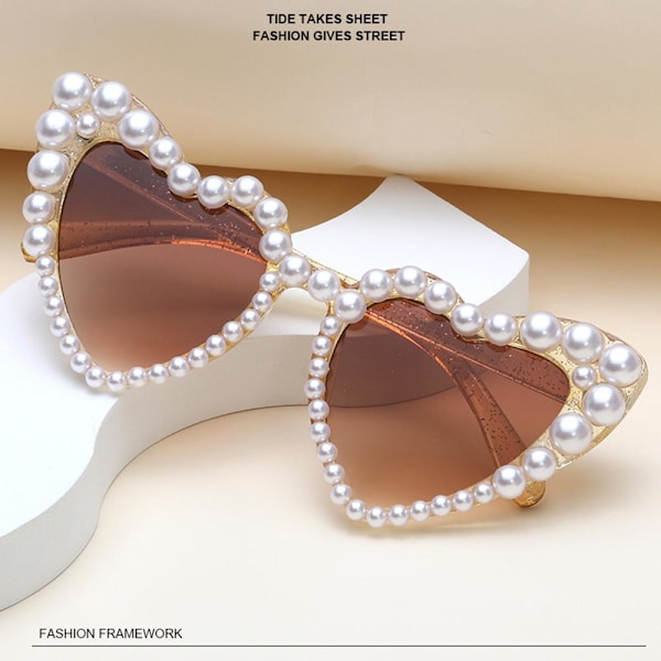 Sydän Aurinkolasit Pearls Aurinkolasit BLACK-CLEAR LENS Black-Clear Lens