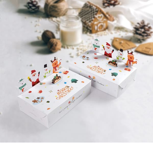 10st godispresentförpackning Tecknad kakask 3D godislåda 15x9cm10pcs