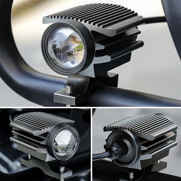 1/2kpl LED-ajovalo Moottoripyörän ajovalot 2kpl 2kpl 2pcs