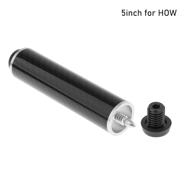 1 Stk Snooker Cue Extension Connect Shaft 5INCH FOR HVORDAN 5INCH 5inch for HOW