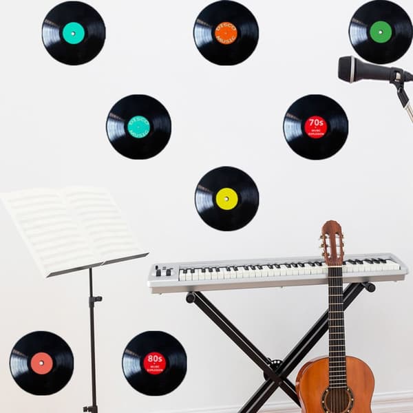 Record Wall Stickers Home Decor Vinyl Record Decals