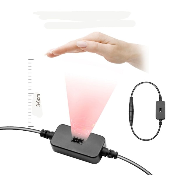 Sensorafbryderdetektor Til LED Strip Lys SORT black