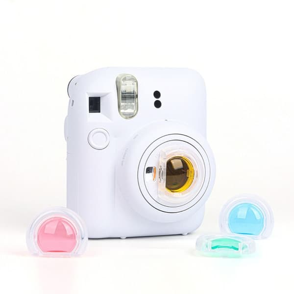 PU-deksel Instant Camera WHITE White