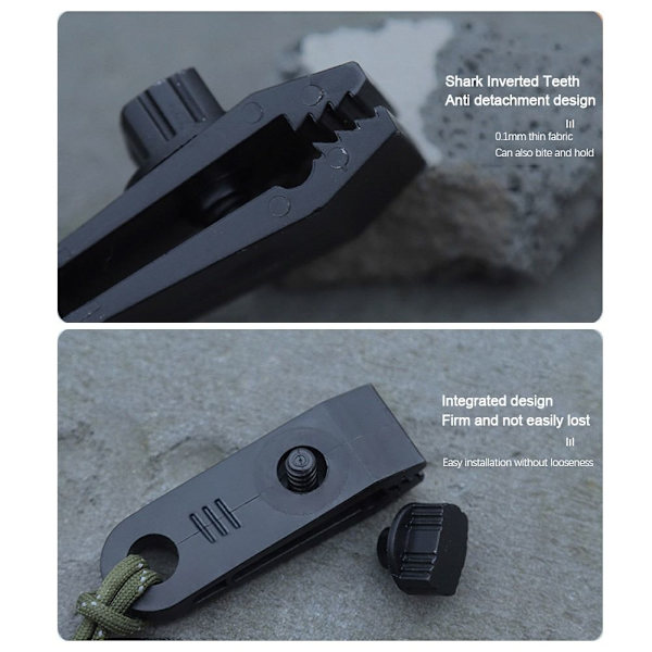 2st/2 set Tarp Clips Vindtät Clip Hook 4 4 4