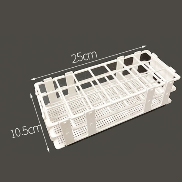 Muovinen koeputkiteline Irrotettava (21 reikää) Putkilaatikko 21 reikää