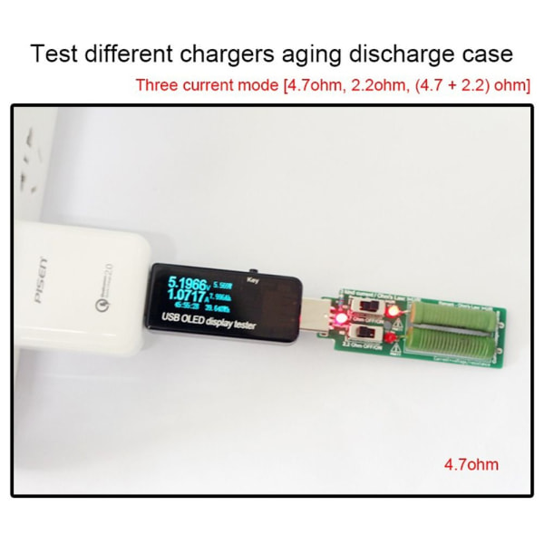 USB Resistor DC Electronic Load Aging Discharge Loader