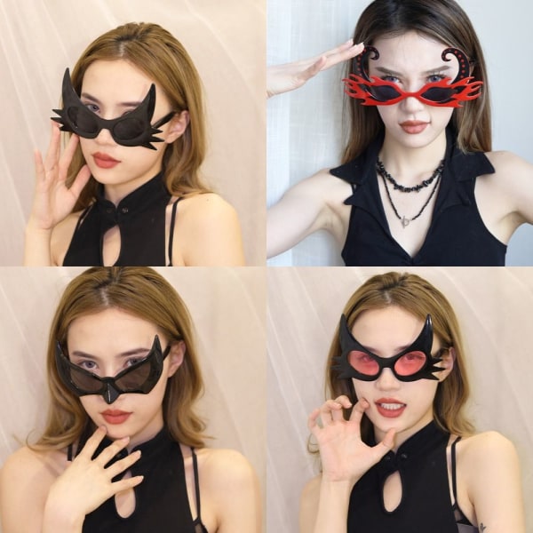 Halloween-briller Cosplay-briller 6 6 6