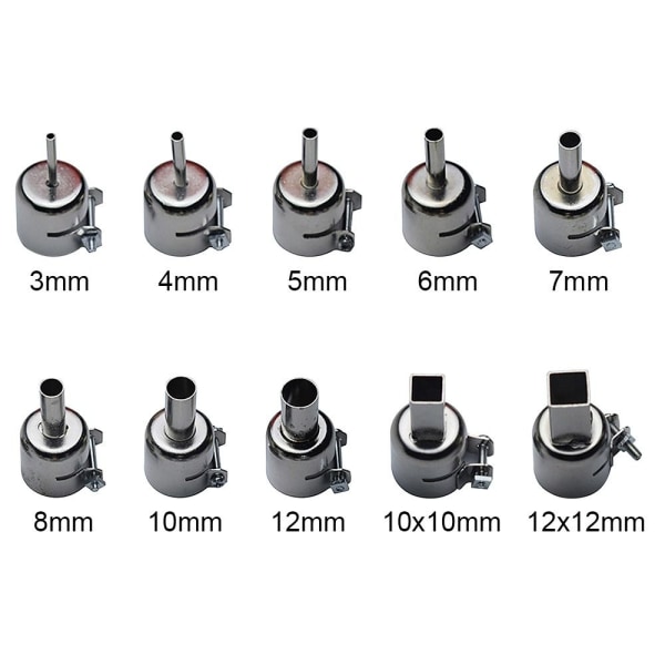 Tuulisuutin kuumailmapistoolin suutin 10X10MM 10x10mm