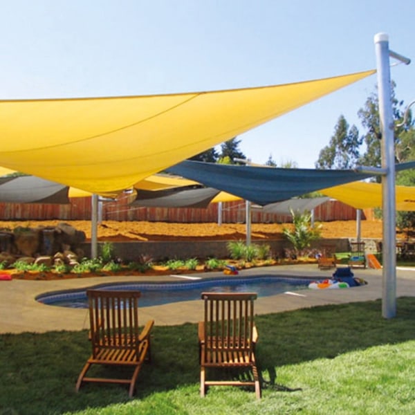Solskærm Net Sunblock Shade C loth Net GUL yellow