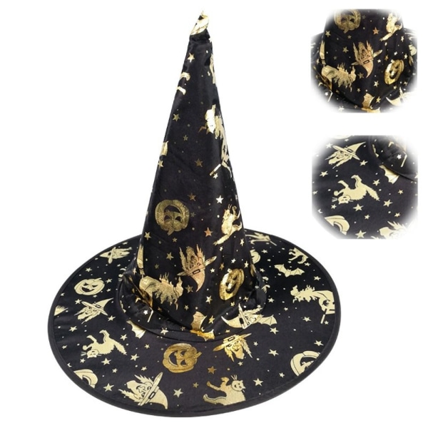 Wizard Hat Juhlahattu PURPURIA KULTAA PURPURIA KULLAA Purple Gold