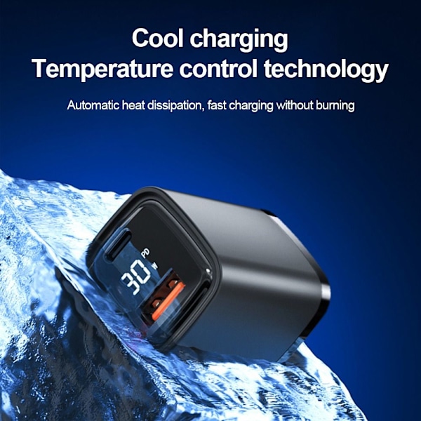 Snabb Quick Charger Adapter SVART EU-PLUGG EU-PLUGG Black EU Plug-EU Plug