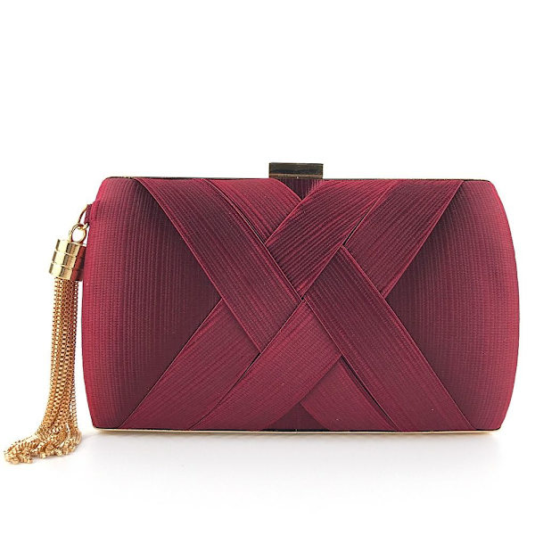 Kveldsvesker Clutch-veske BURGUNDY Burgundy