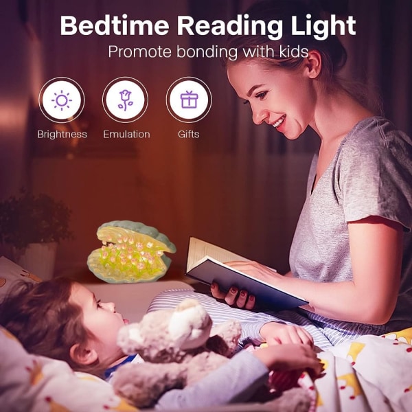 DIY Keramikk Shell Tulip Night Light Tulip Atmosphere Lights White 20 tulip flower-20 tulip flower