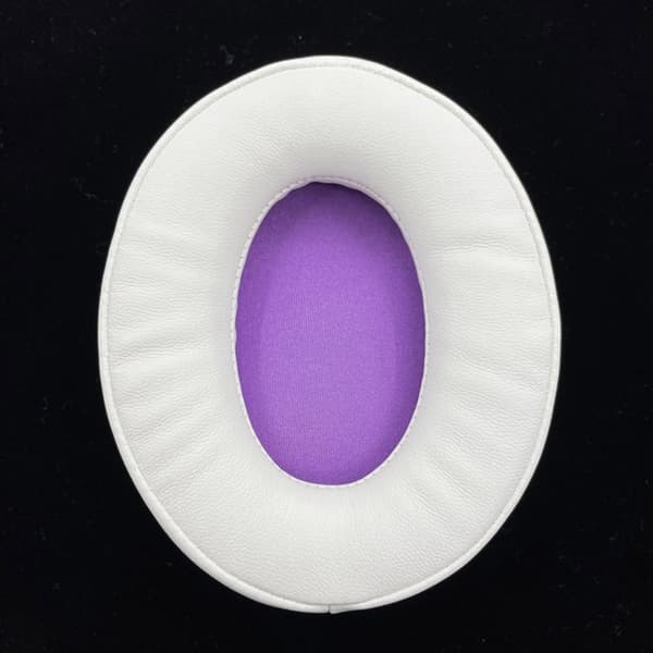 1 par erstatnings ørepuder til HyperX WHITE PROTEIN White Protein Leather-Protein Leather